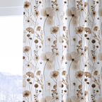 Cider Bloom - Curtain Panel - The Drapery