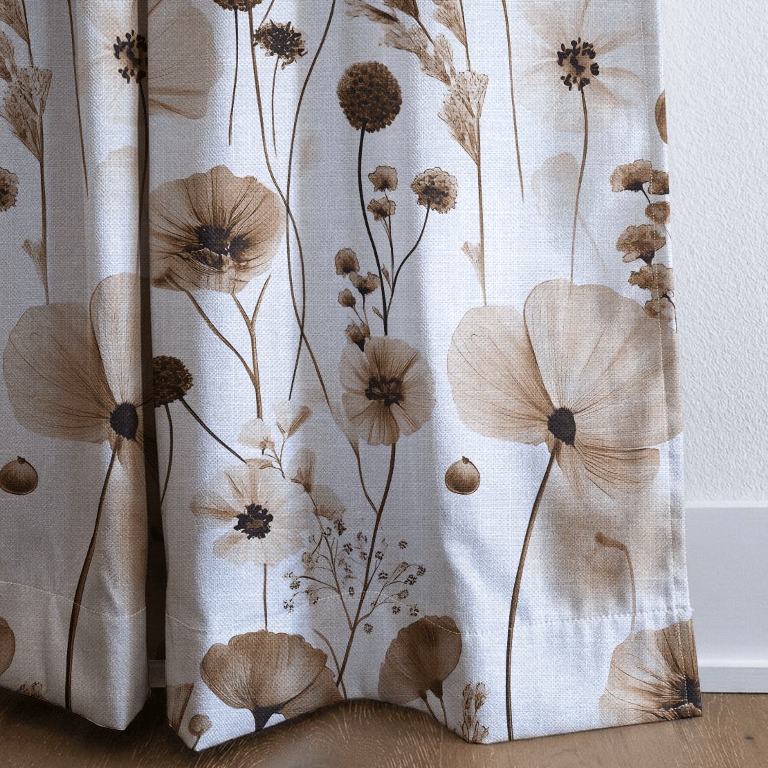 Cider Bloom - Curtain Panel - The Drapery