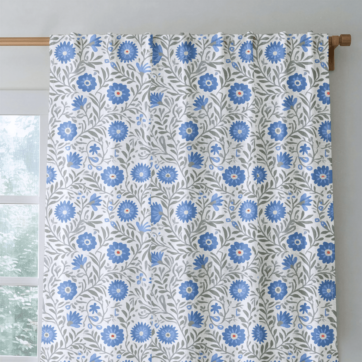 Cielo Azul - Curtain Panel - The Drapery