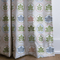 Circle Leaves - Curtain Panel - The Drapery