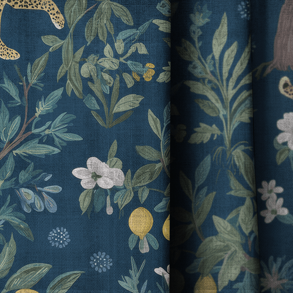Citrus Panthera - Curtain Panel - The Drapery