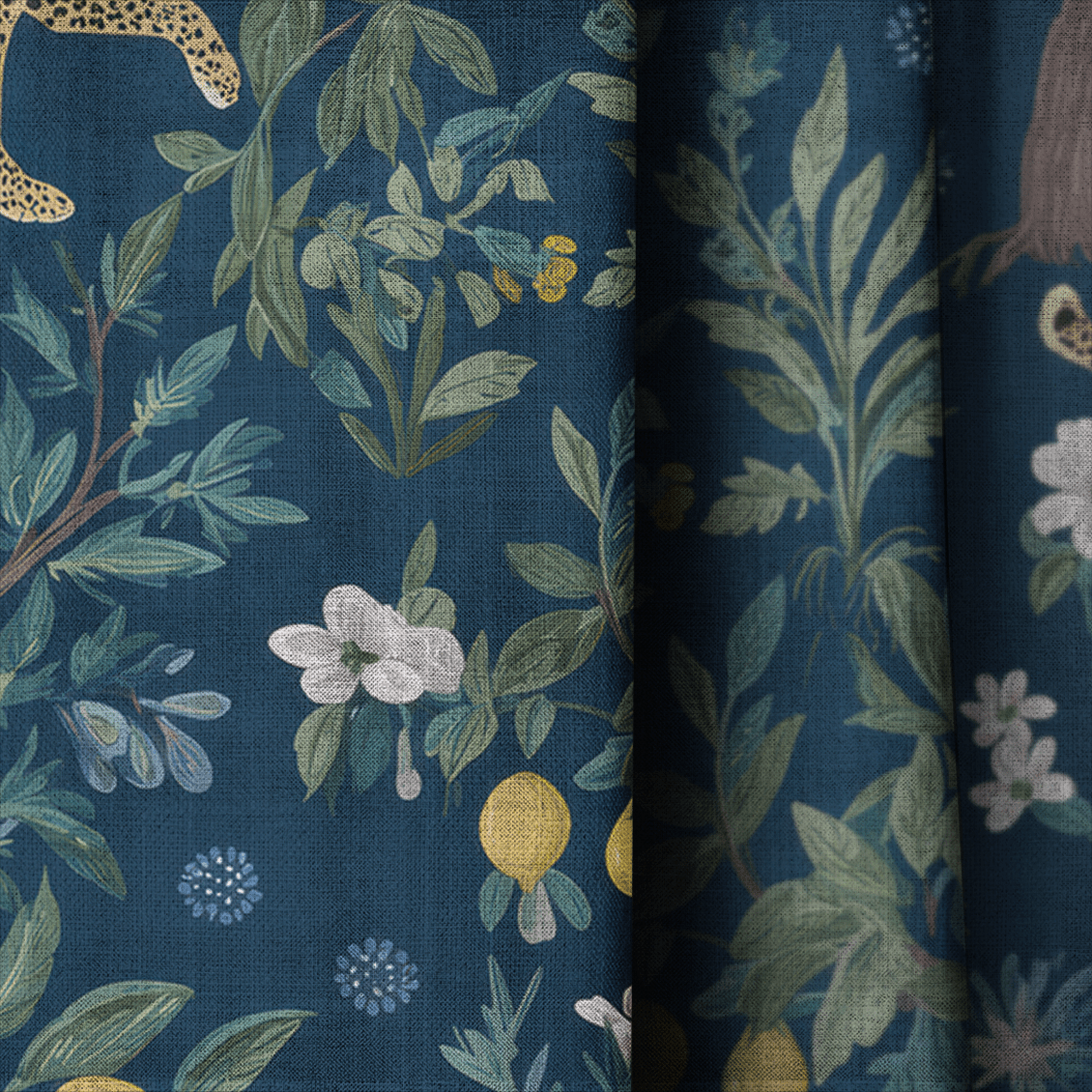 Citrus Panthera - Curtain Panel - The Drapery