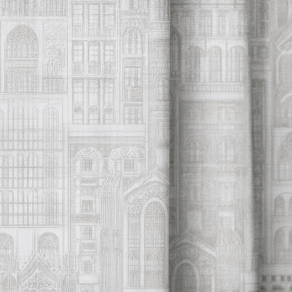 Cityscape - Curtain Panel - The Drapery