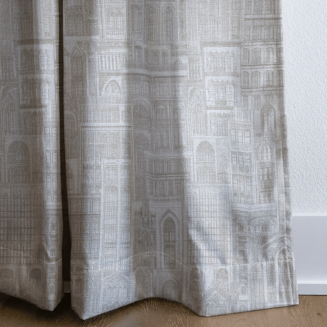 Cityscape - Curtain Panel - The Drapery