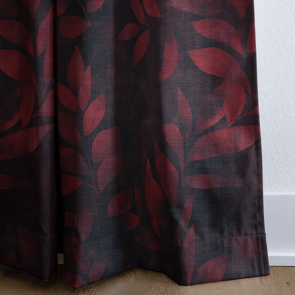 Claret Vine - Curtain Panel - The Drapery