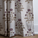 Clarice Block Print - Curtain Panel - The Drapery