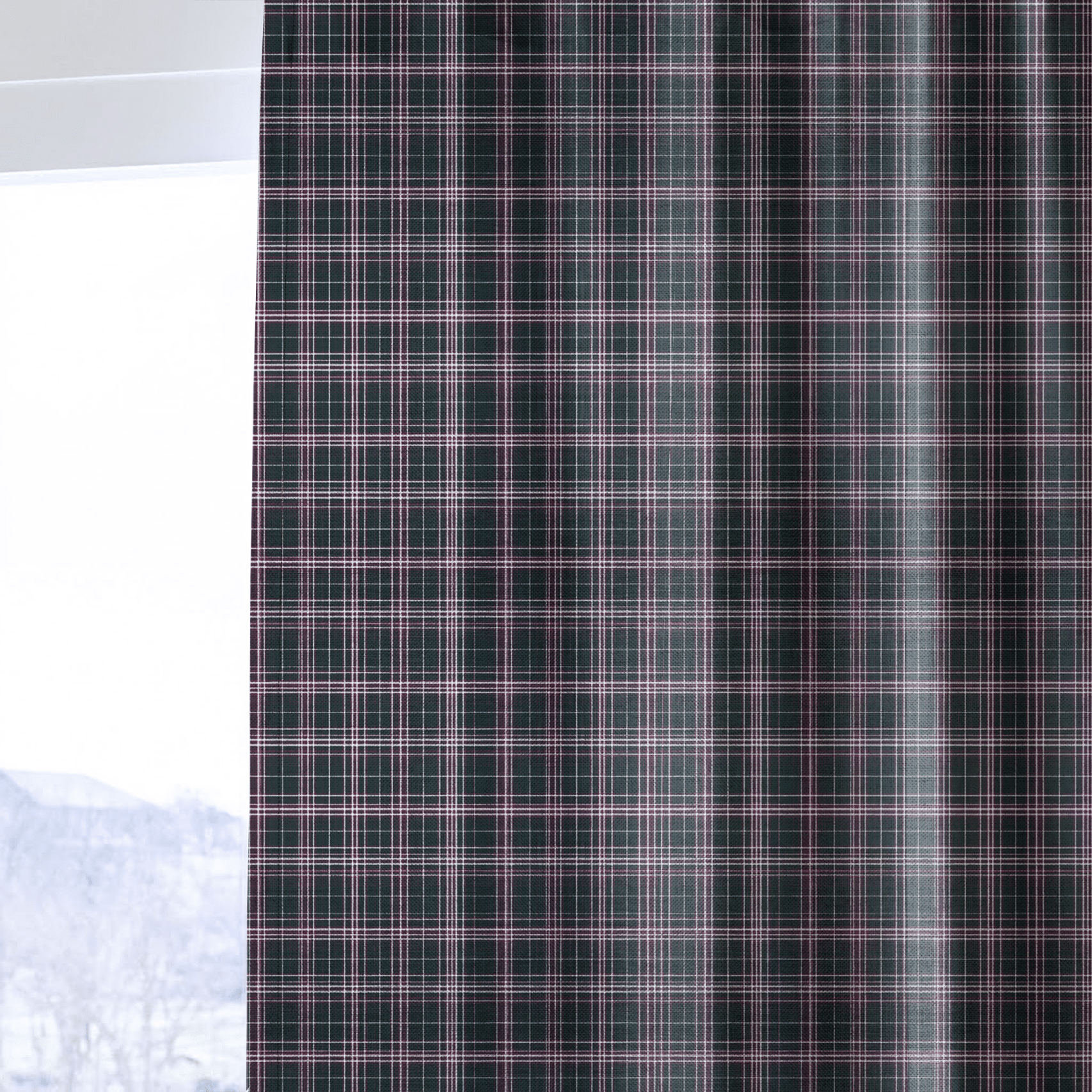 Clarion Plaid - Curtain Panel - The Drapery