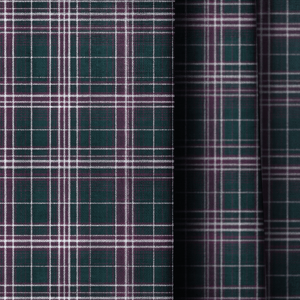 Clarion Plaid - Curtain Panel - The Drapery