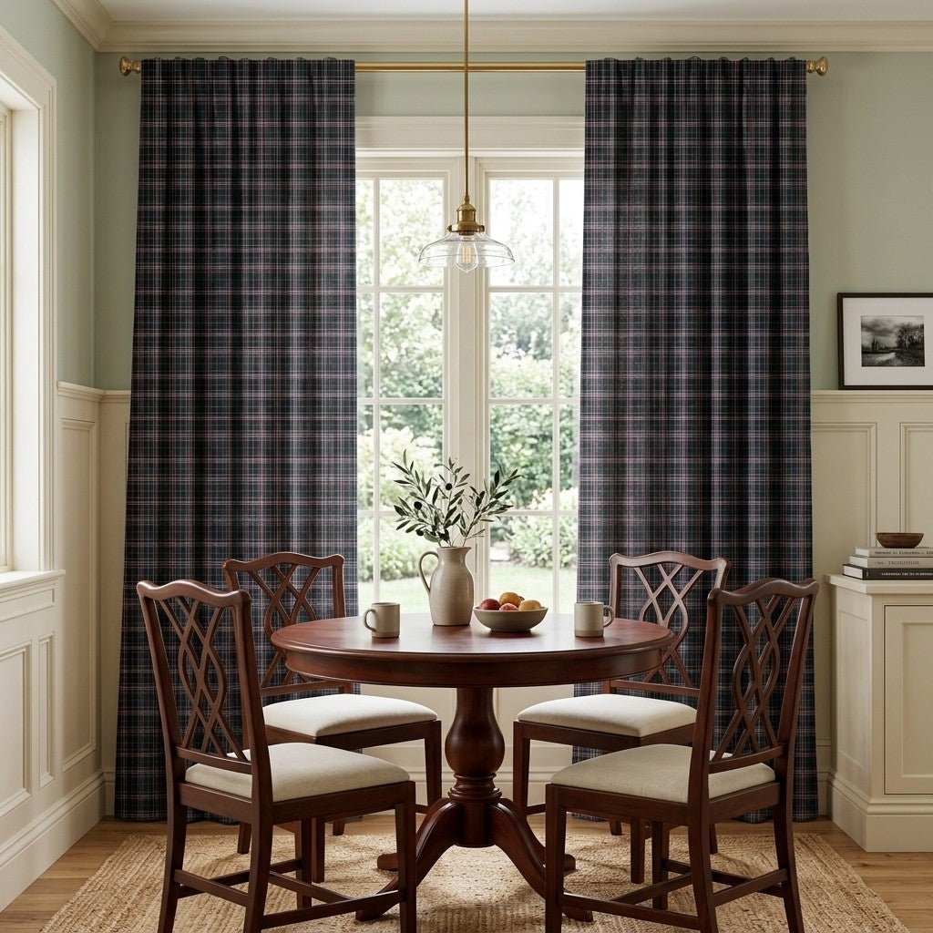 Clarion Plaid - Curtain Panel - The Drapery