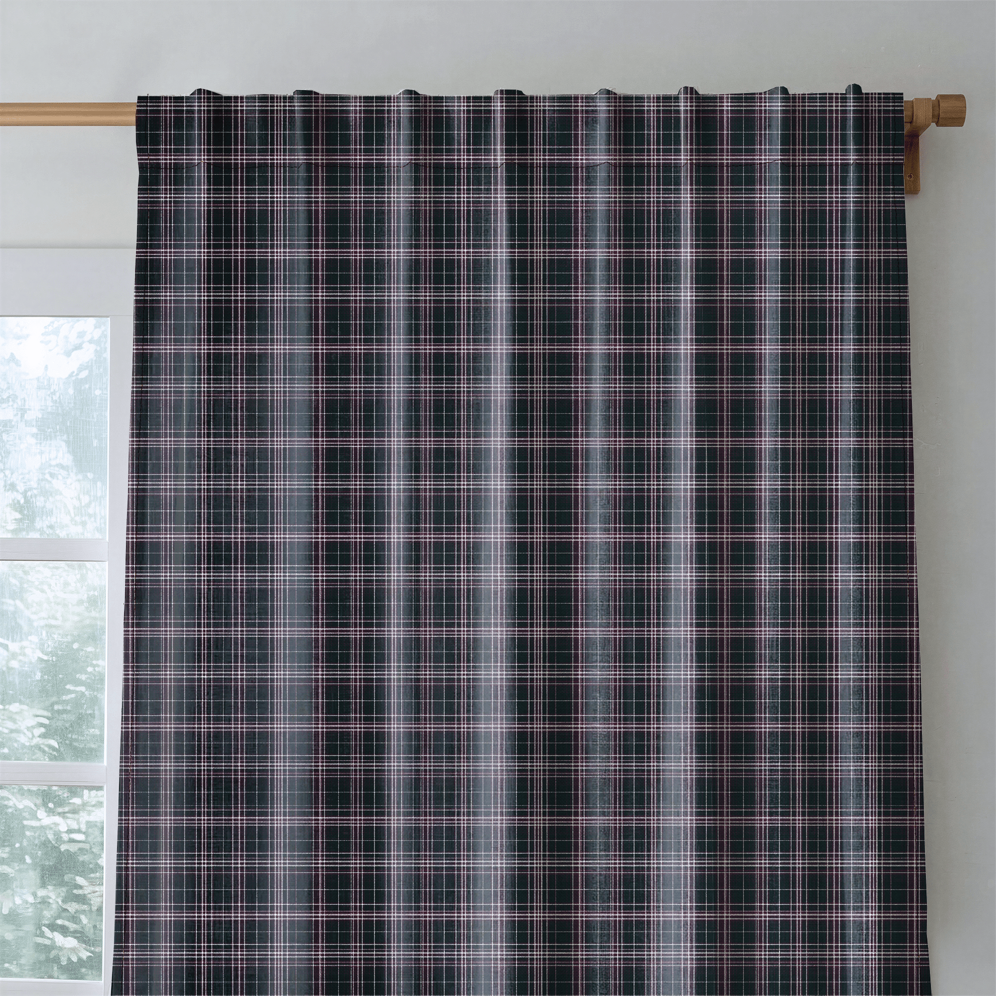 Clarion Plaid - Curtain Panel - The Drapery