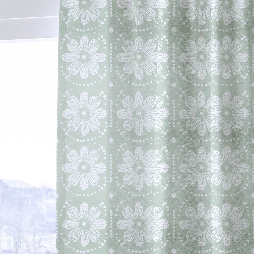 Clary Sage - Curtain Panel - The Drapery