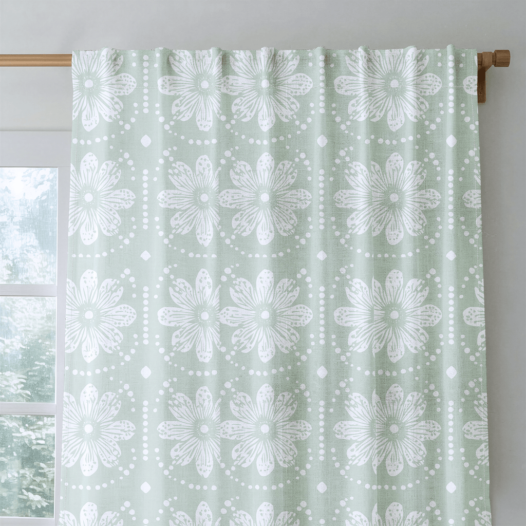 Clary Sage - Curtain Panel - The Drapery