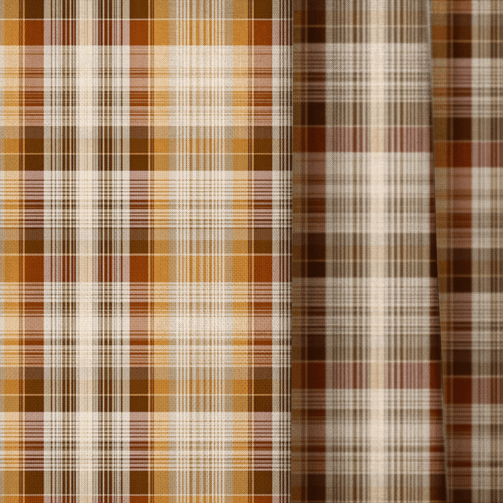 Classic Autumn Tartan - Curtain Panel - The Drapery