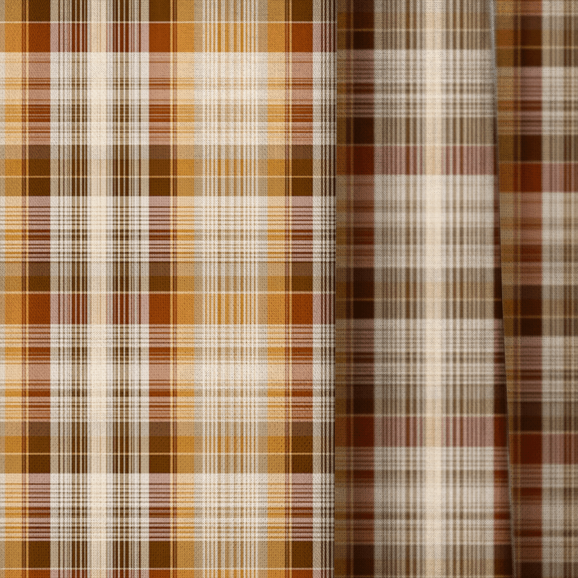 Classic Autumn Tartan - Curtain Panel - The Drapery