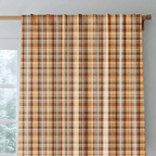 Classic Autumn Tartan - Curtain Panel - The Drapery