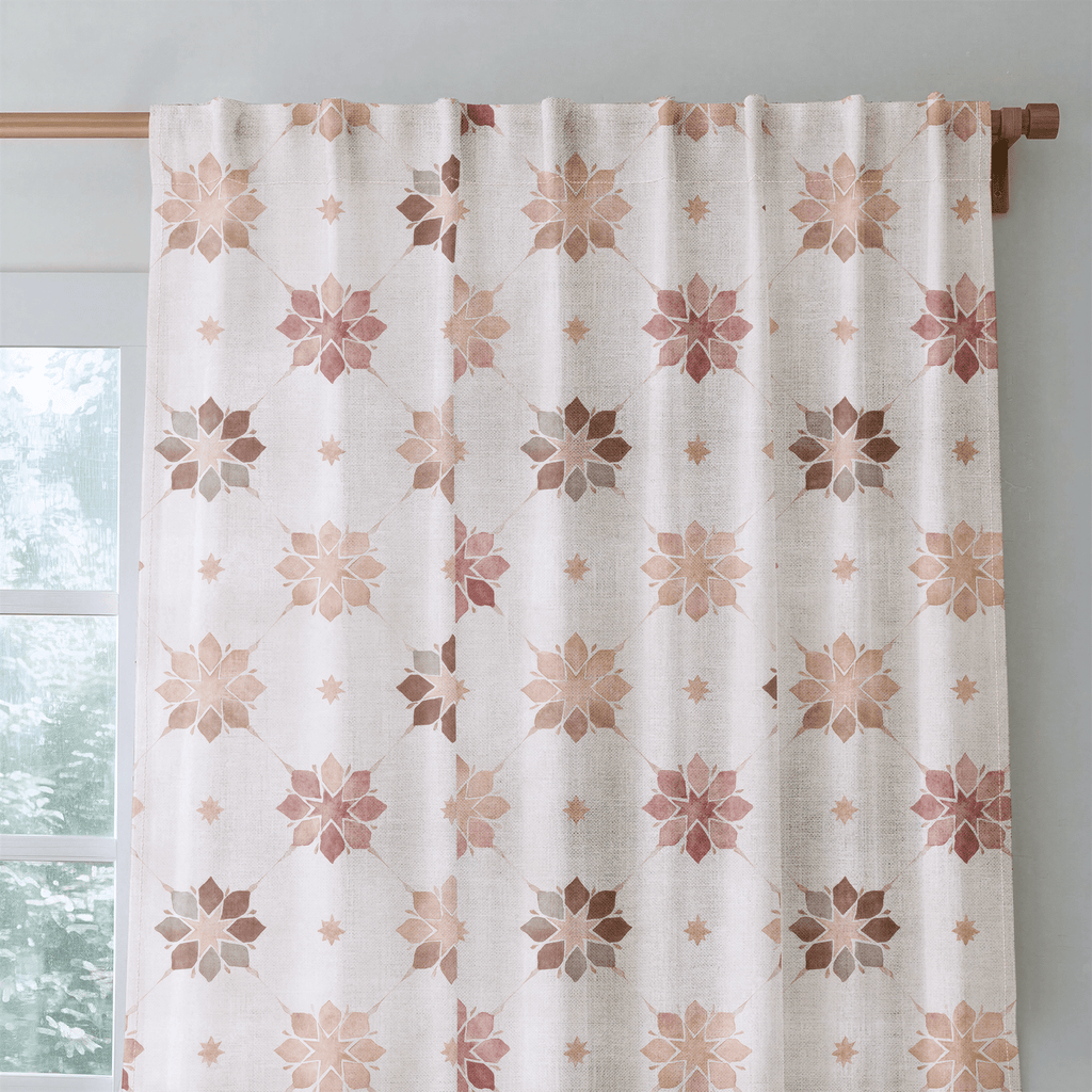 Clay Star - Curtain Panel - The Drapery