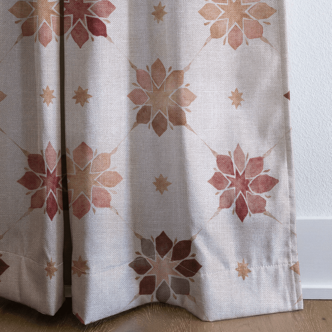 Clay Star - Curtain Panel - The Drapery