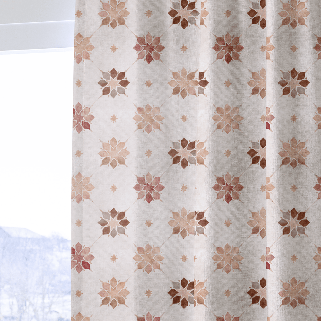 Clay Star - Curtain Panel - The Drapery