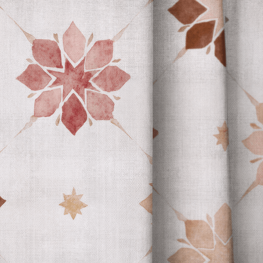 Clay Star - Curtain Panel - The Drapery