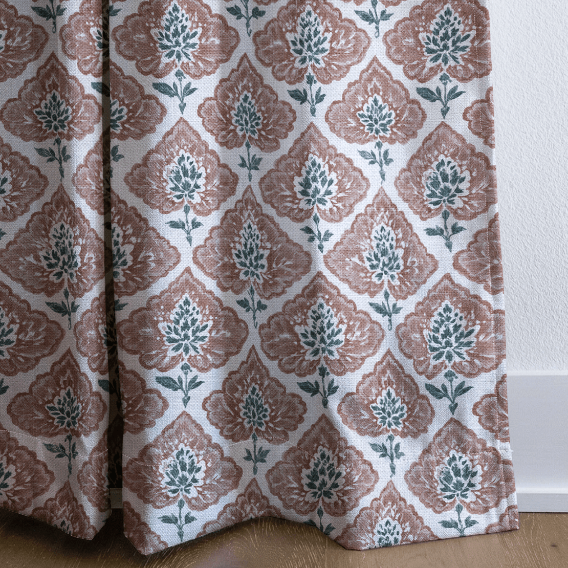 Clayflower - Curtain Panel - The Drapery