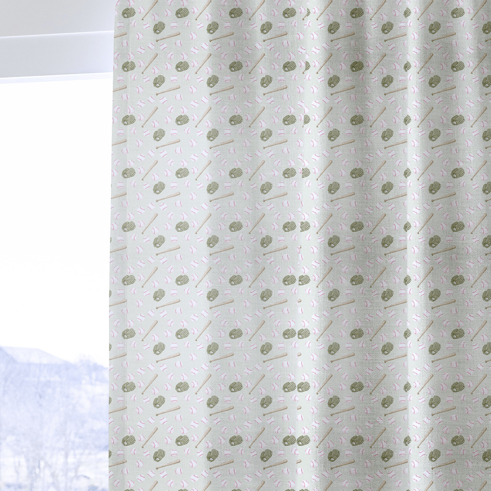 Cleanup Hitter - Curtain Panel - The Drapery