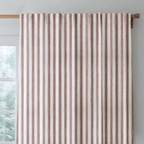 Clementine Ticking Stripe - Curtain Panel - The Drapery