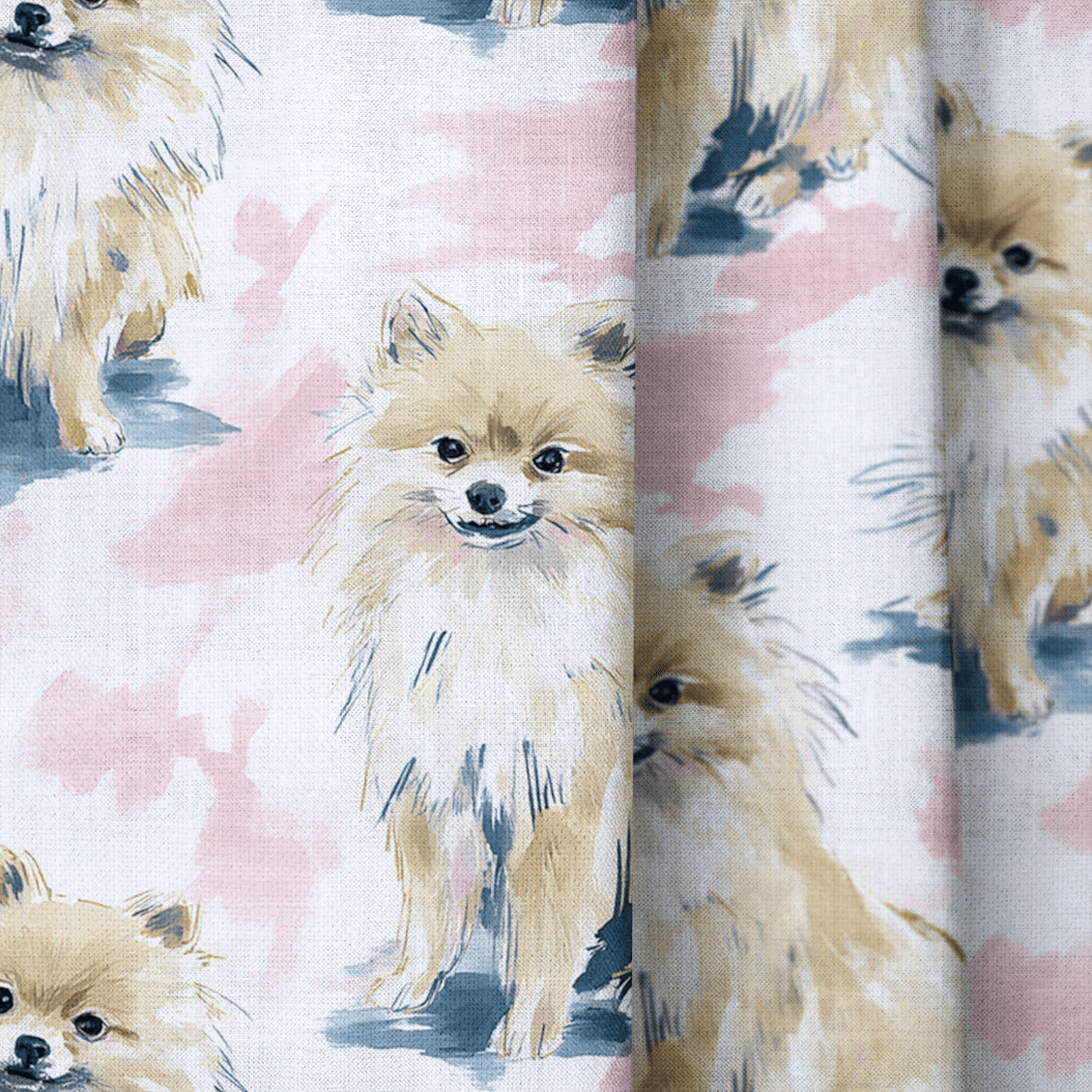 Cloud Nine Pom - Curtain Panel - The Drapery