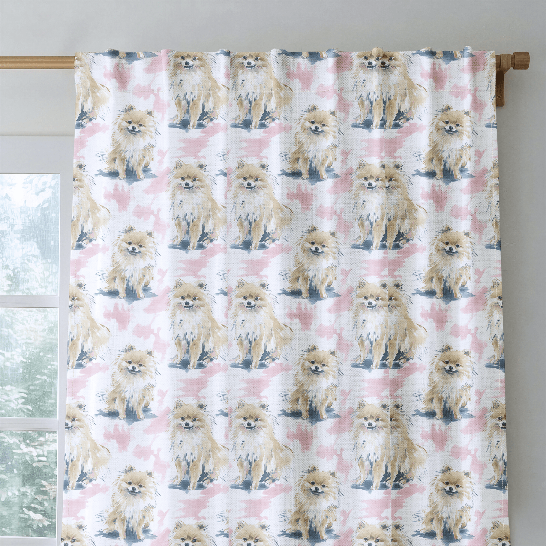 Cloud Nine Pom - Curtain Panel - The Drapery