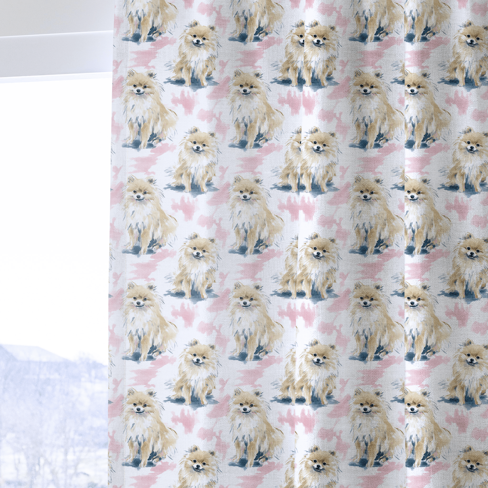 Cloud Nine Pom - Curtain Panel - The Drapery