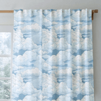 Cloudy Sketch - Curtain Panel - The Drapery