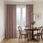 Coastal Check - Curtain Panel - The Drapery