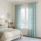 Coastal Palms - Curtain Panel - The Drapery