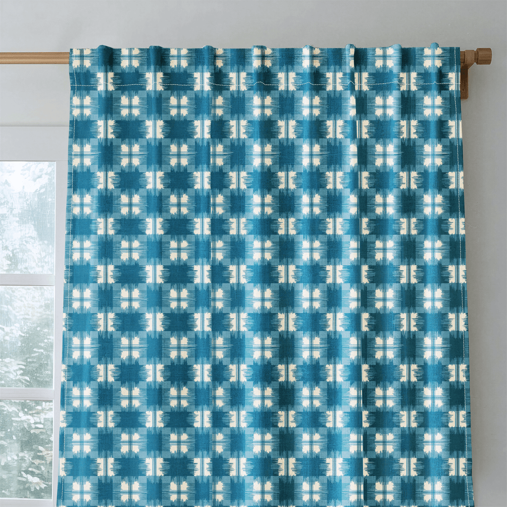 Coastal Patchwork - Curtain Panel - The Drapery