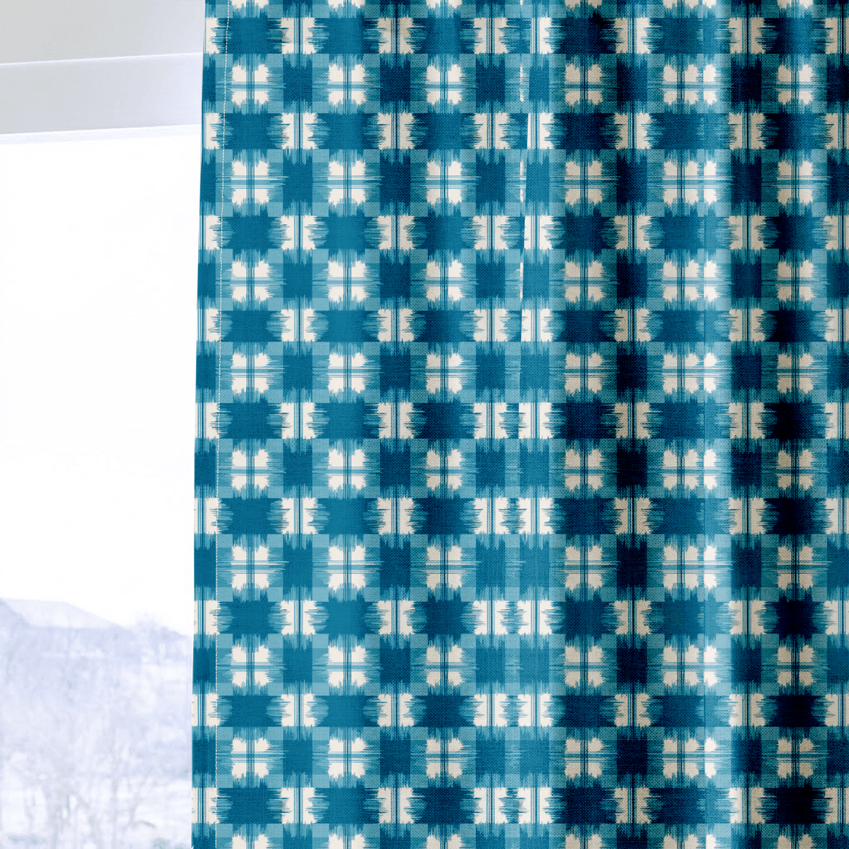 Coastal Patchwork - Curtain Panel - The Drapery