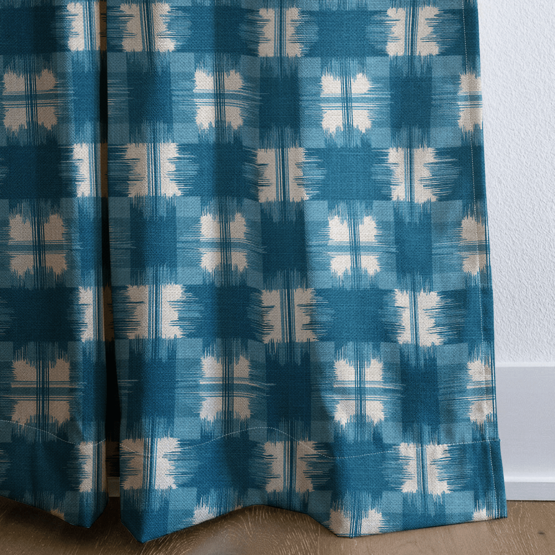 Coastal Patchwork - Curtain Panel - The Drapery