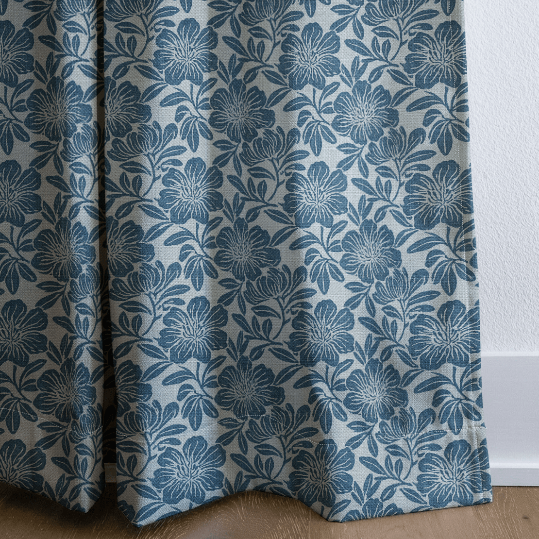 Coastal Peony - Curtain Panel - The Drapery