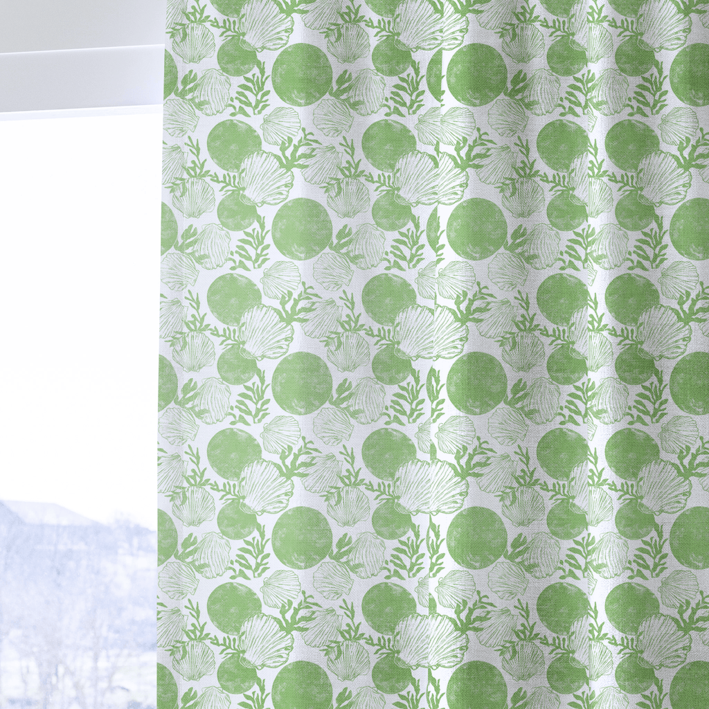Coastal Shell - Curtain Panel - The Drapery