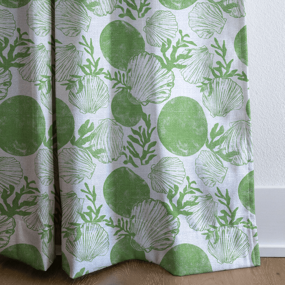 Coastal Shell - Curtain Panel - The Drapery