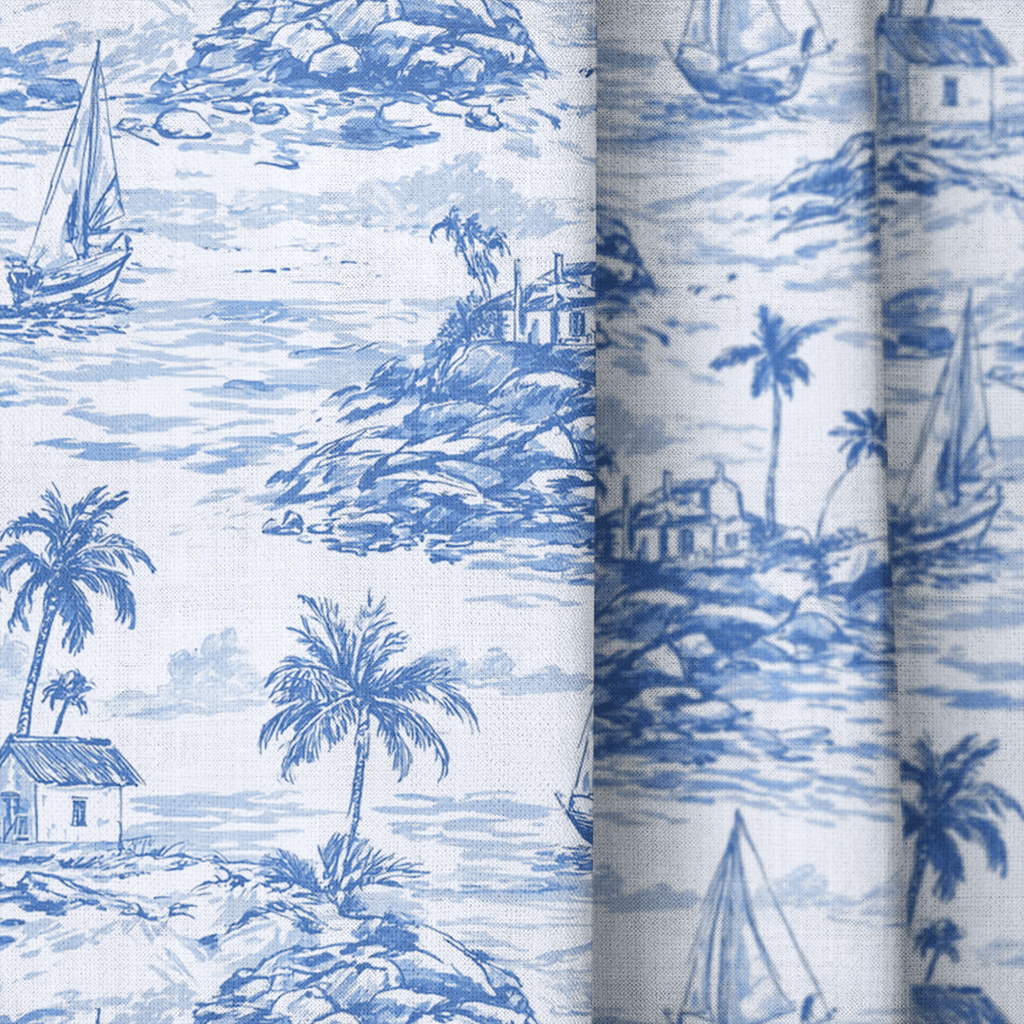 Coastal Toile - The Drapery