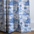 Coastal Toile - Curtain Panel - The Drapery