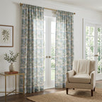 Coastal Town - Curtain Panel - The Drapery