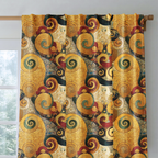 Cobblestone Swirls - Curtain Panel - The Drapery