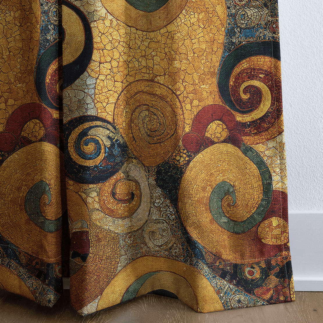 Cobblestone Swirls - Curtain Panel - The Drapery