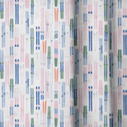Colorful Skis - Curtain Panel - The Drapery