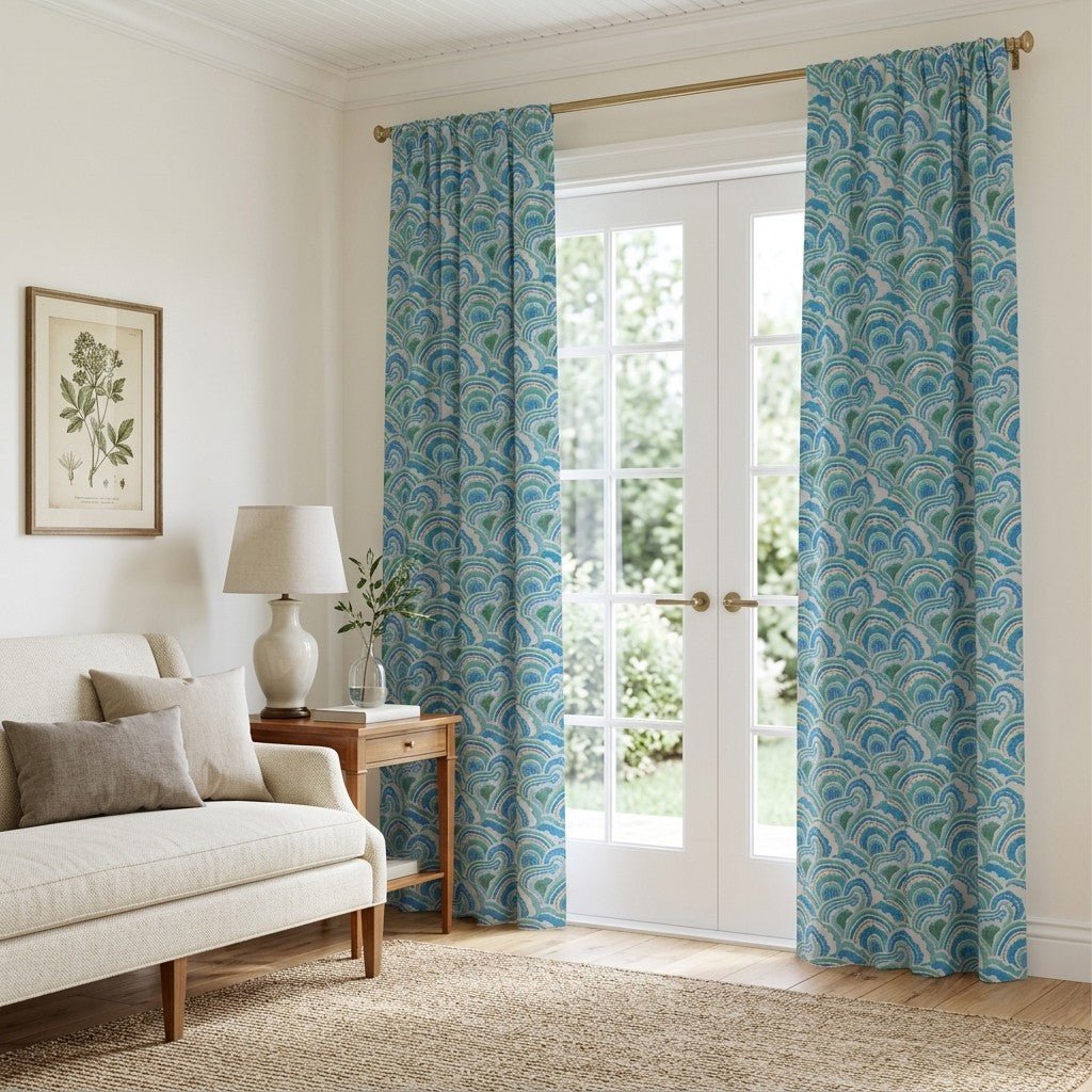 Compass Point - Curtain Panel - The Drapery