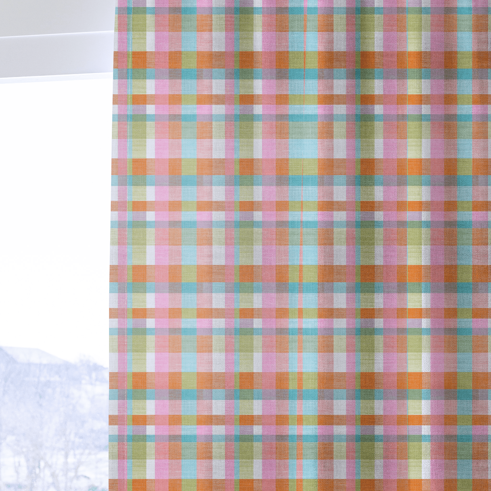 Considered Square - Curtain Panel - The Drapery