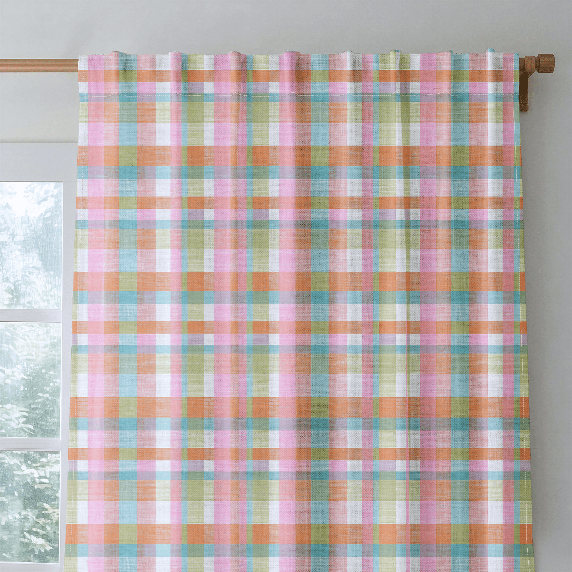 Considered Square - Curtain Panel - The Drapery