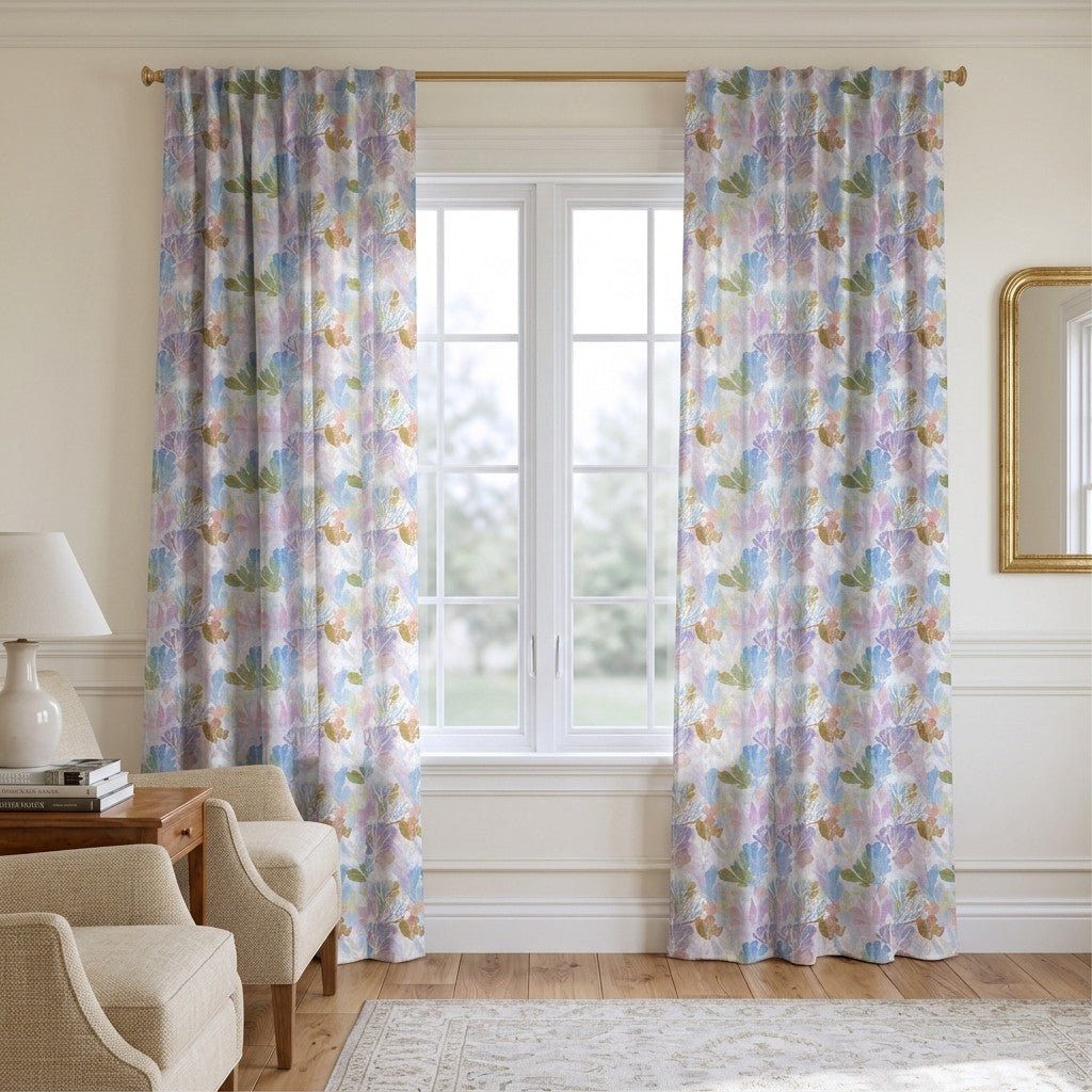 Coral Canopy - Curtain Panel - The Drapery