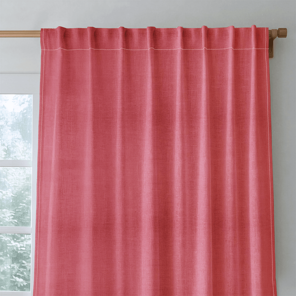 Coral - Curtain Panel - The Drapery