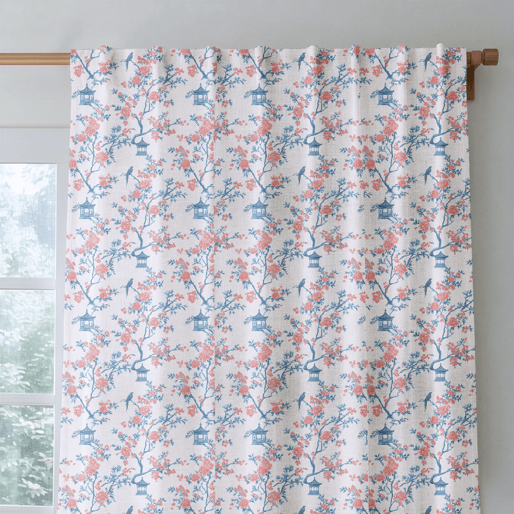 Coral Gardens - Curtain Panel - The Drapery